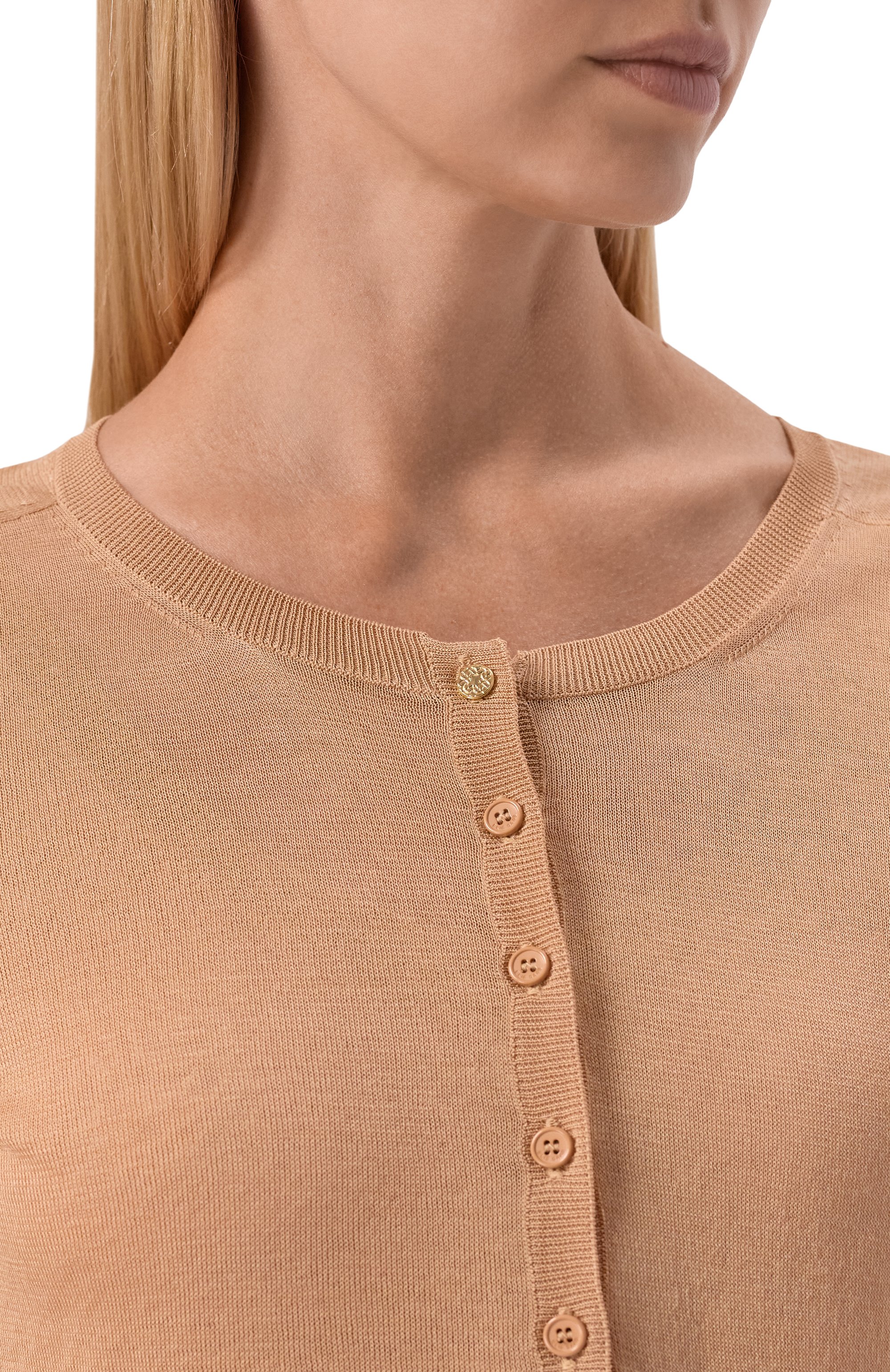 Хлопковый пуловер ELIE SAAB, арт. T0268/CK017, фото 5