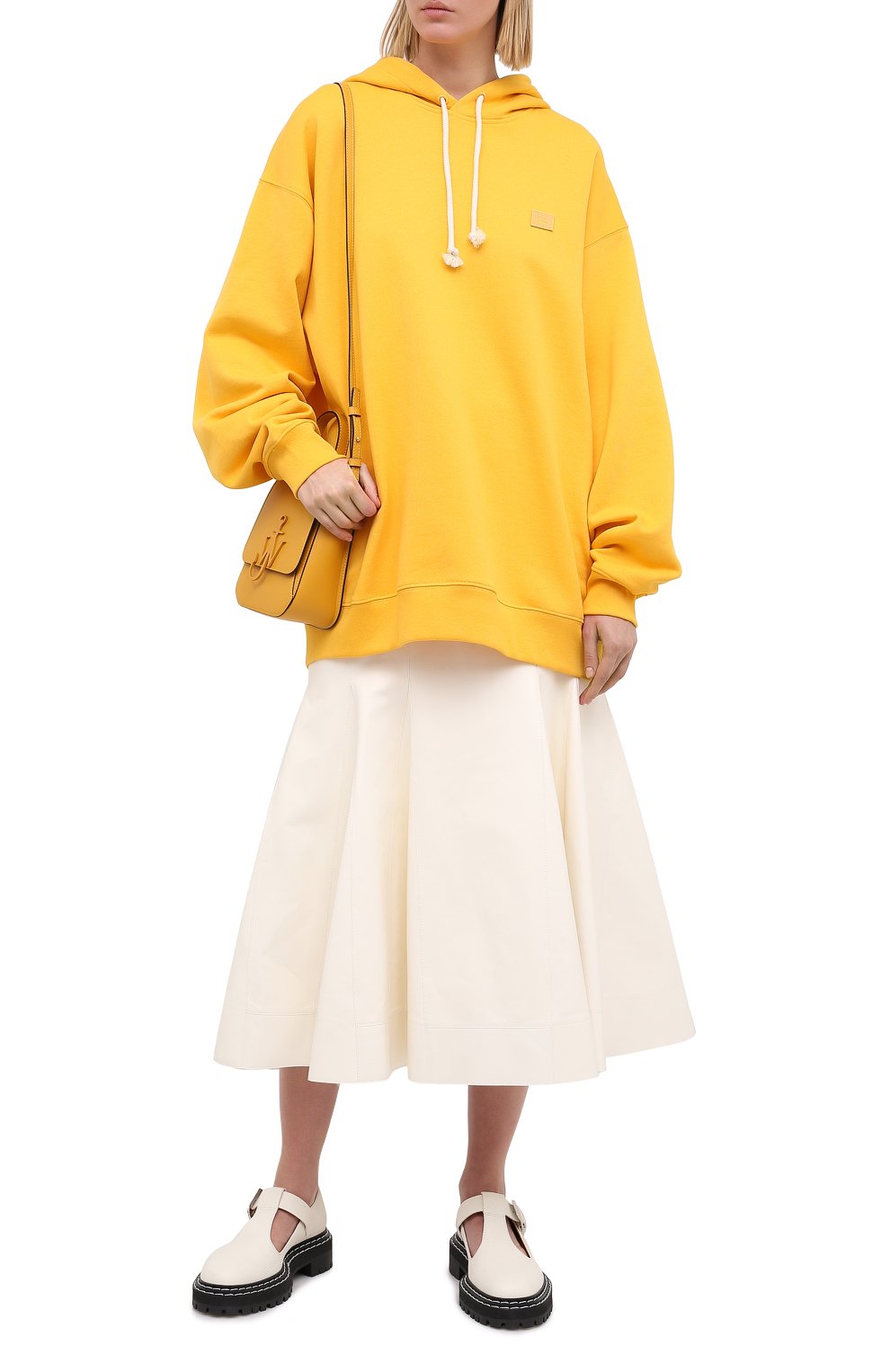 Хлопковое худи ACNE STUDIOS, арт. CI0009/W, фото 2