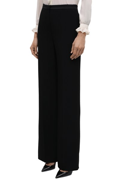 Брюки из вискозы GIORGIO ARMANI черного цвета по цене 126000 руб., арт. 2SHPP0MW/T03C9, фото 3 Брюки из вискозы GIORGIO ARMANI, арт. 2SHPP0MW/T03C9, фото 3