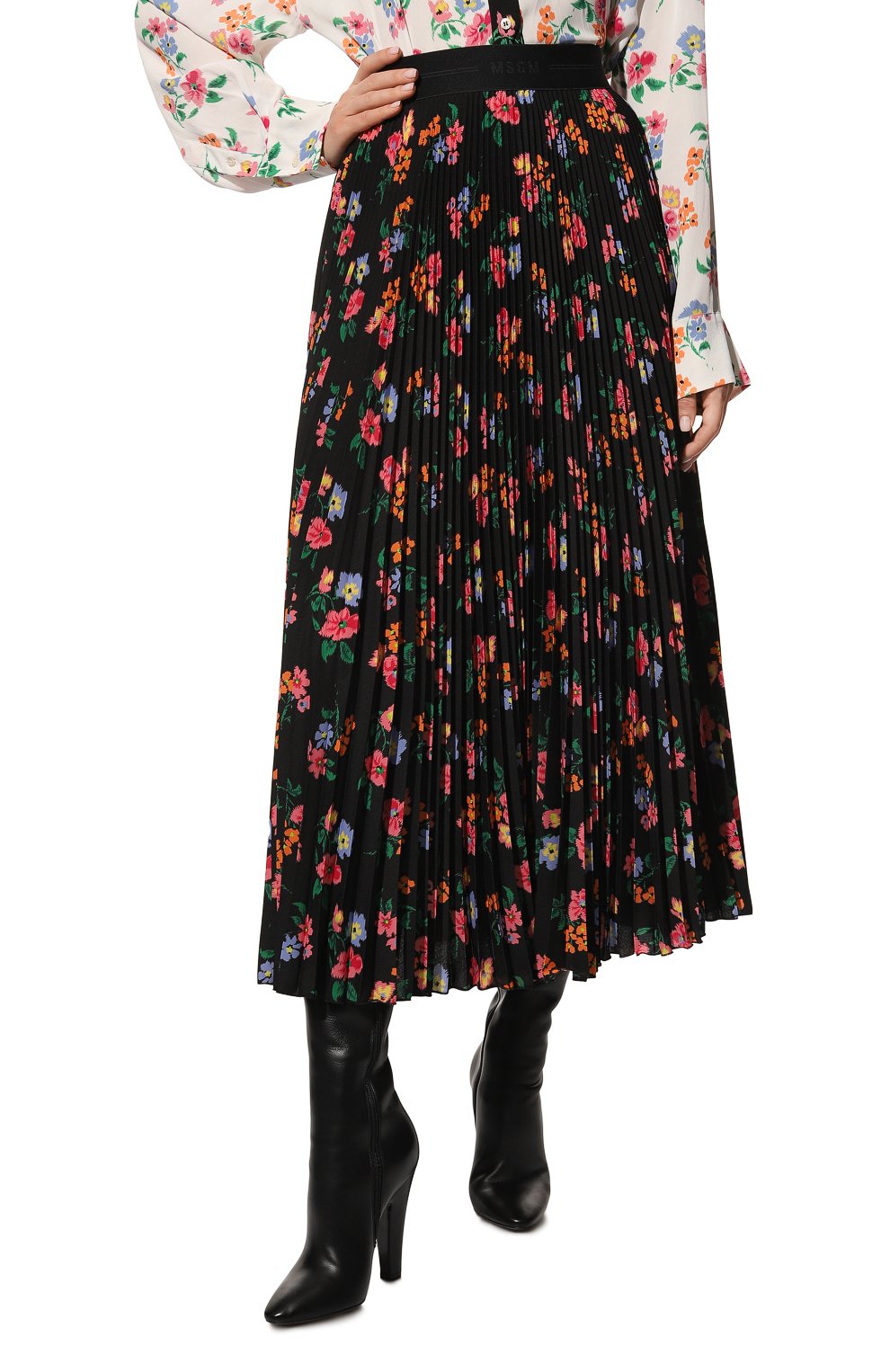 Плиссированная юбка MSGM, арт. 3441MDD35P 237158, фото 3