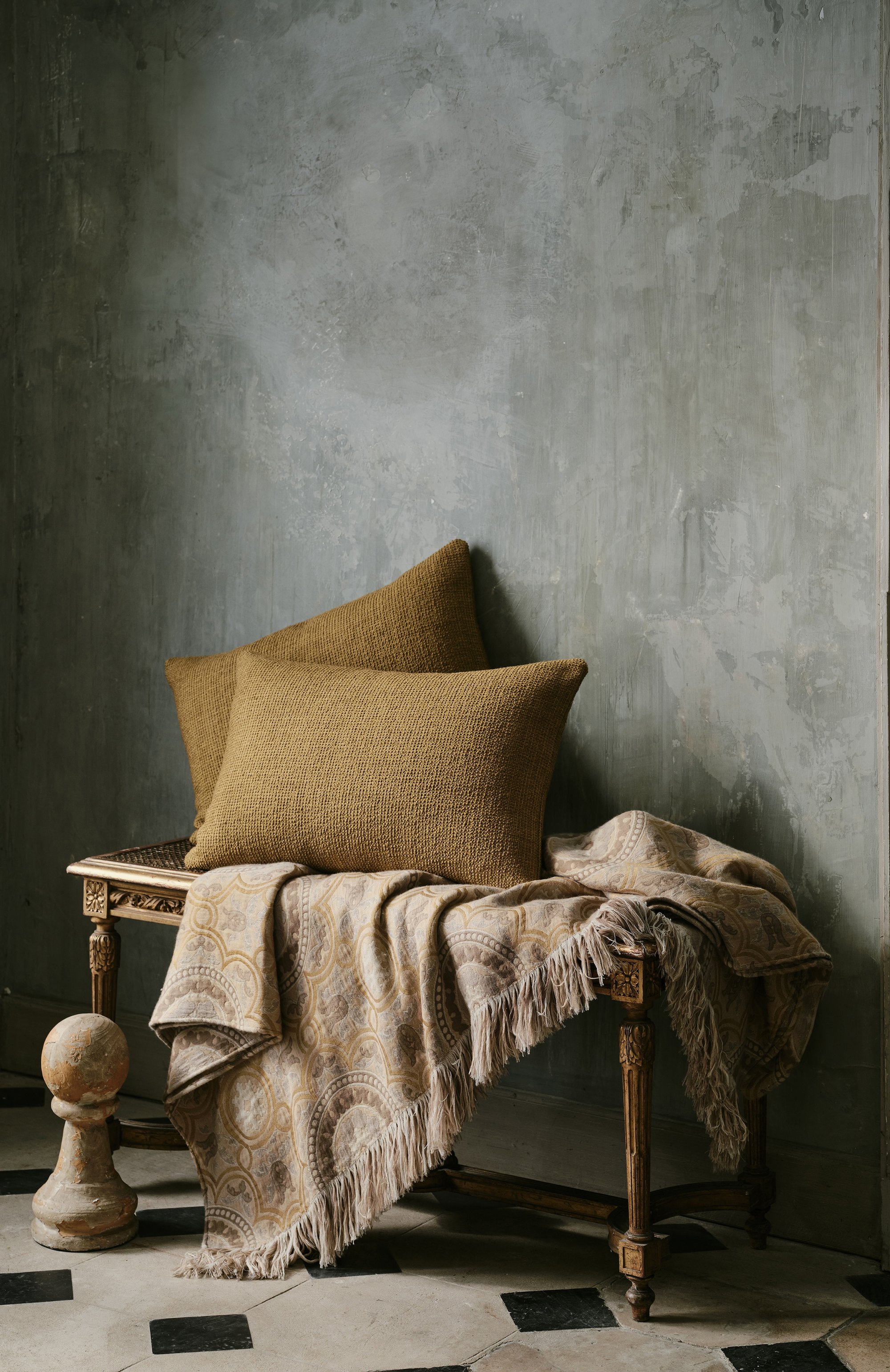 Плед из кашемира и шелка luxury gipsy FRETTE, арт. FR6888 F0701 120Q, фото 2