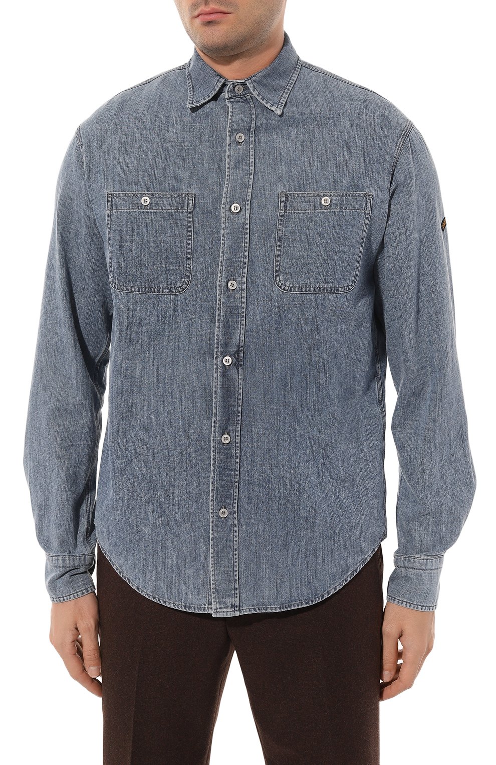 Джинсовая рубашка PAUL&SHARK, арт. 13313156, фото 3