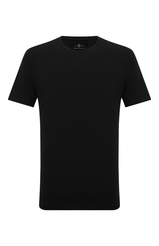 Хлопковая футболка 7 For All Mankind JSIM2370BK Чёрный JSIM2370BK