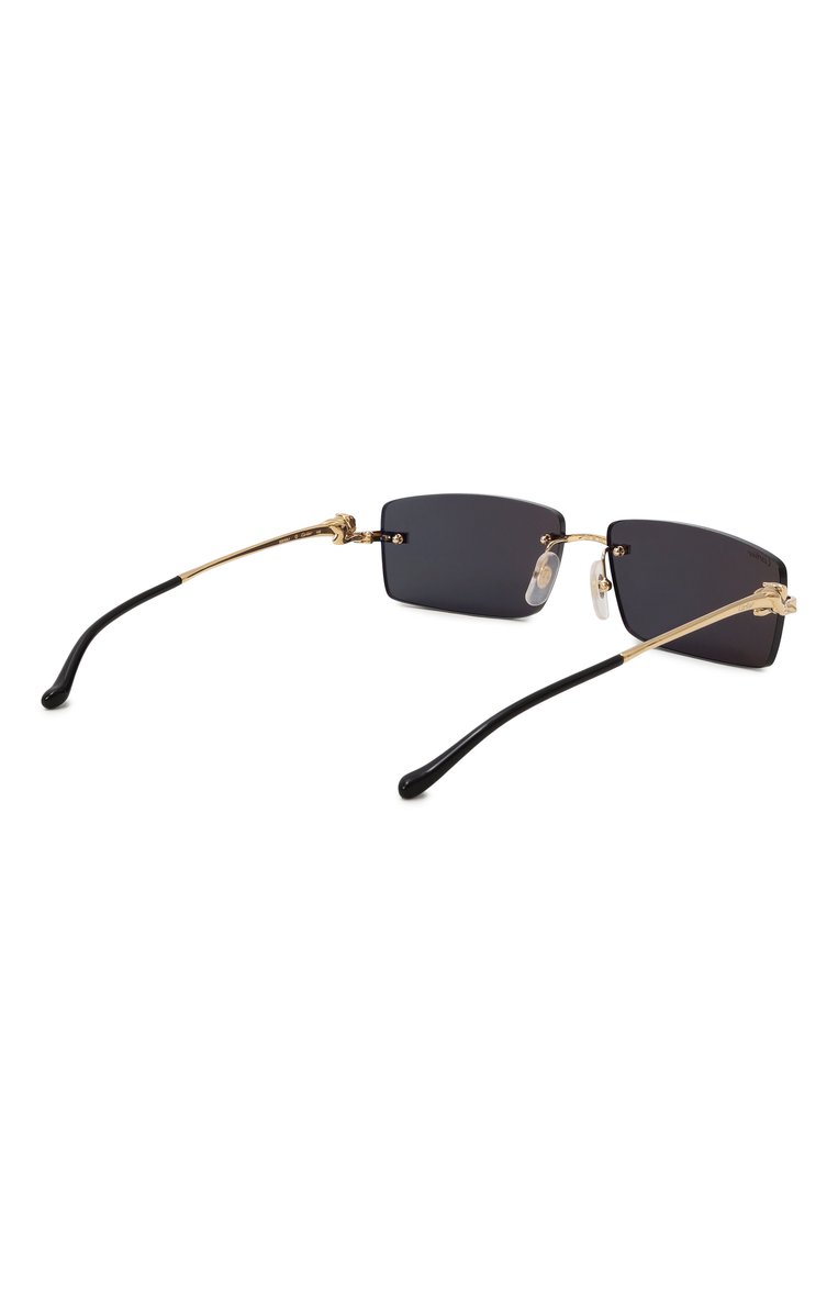 Женские солнцезащитные очки CARTIER черного цвета, арт. CT0430S 001 | Фото 4 (Региональные ограничения белый список (Axapta Mercury): Не проставлено; Нос: Не проставлено; Материал: Металл; Тип очков: С/з; Очки форма: Безоправные, Прямоугольные; Оптика Гендер: оптика-женское)