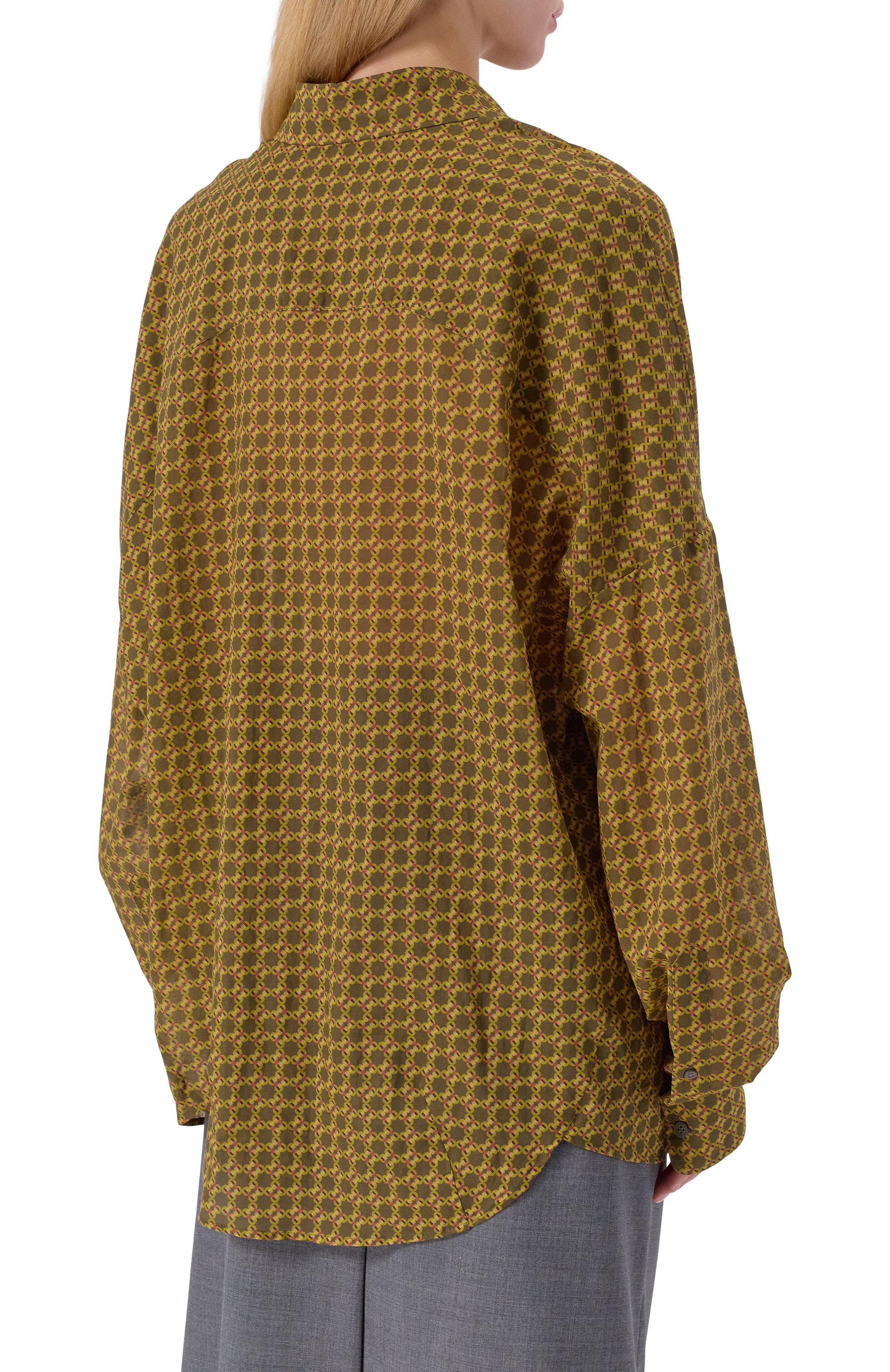 Хлопковая рубашка DRIES VAN NOTEN, арт. 010700-2109-205, фото 4