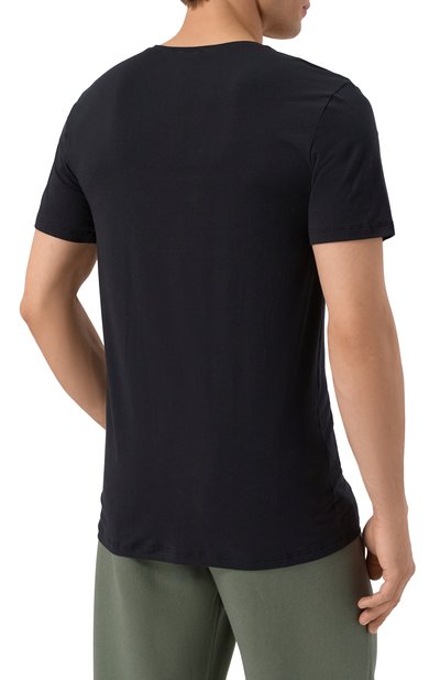 Хлопковая футболка HANRO, арт. 073088, фото 4