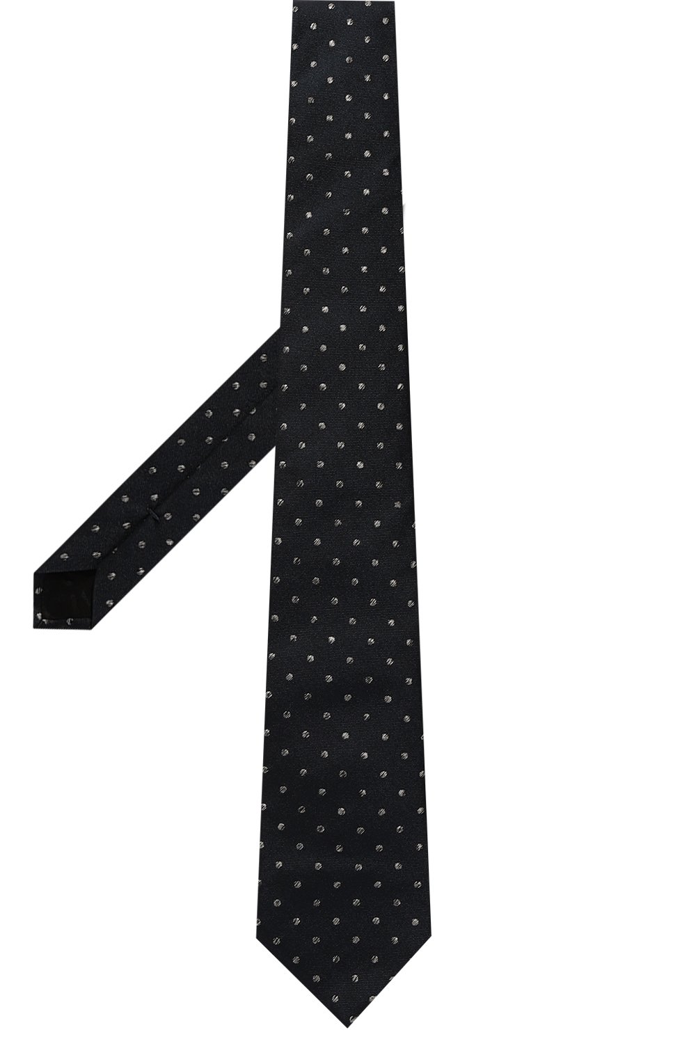 Шелковый галстук LANVIN темно-синего цвета по цене 14100 руб., арт. 6L8150/J5960, фото 3 Шелковый галстук LANVIN, арт. 6L8150/J5960, фото 3