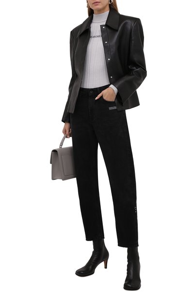 Джинсы OFF-WHITE черного цвета по цене 47800 руб., арт. 0WYA031F21DEN002, фото 2 Джинсы OFF-WHITE, арт. 0WYA031F21DEN002, фото 2