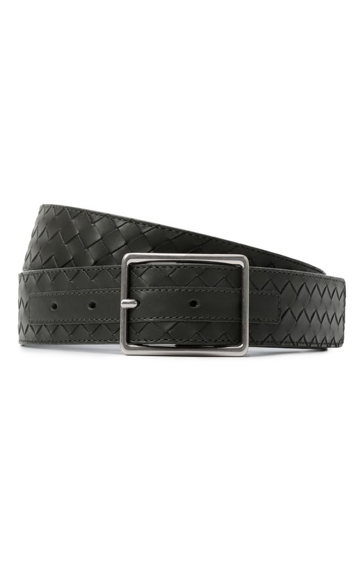 Кожаный ремень Bottega Veneta 796783/V4LQ1 Хаки 796783/V4LQ1