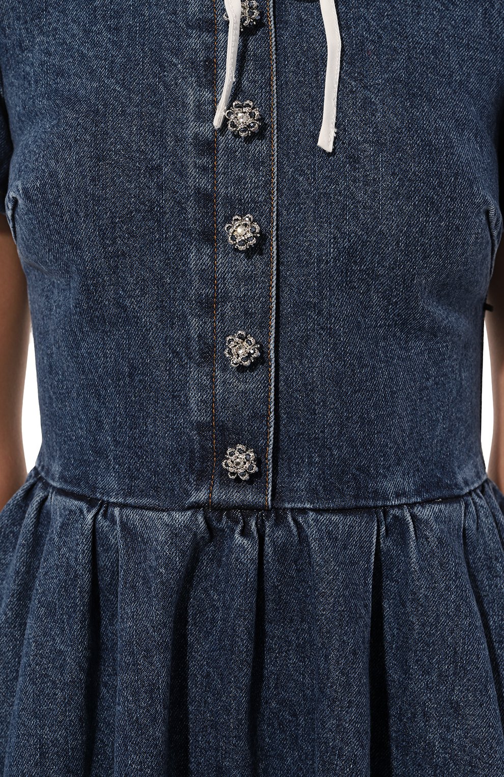 Джинсовое платье SELF-PORTRAIT, арт. PF23-813S-BL, фото 5