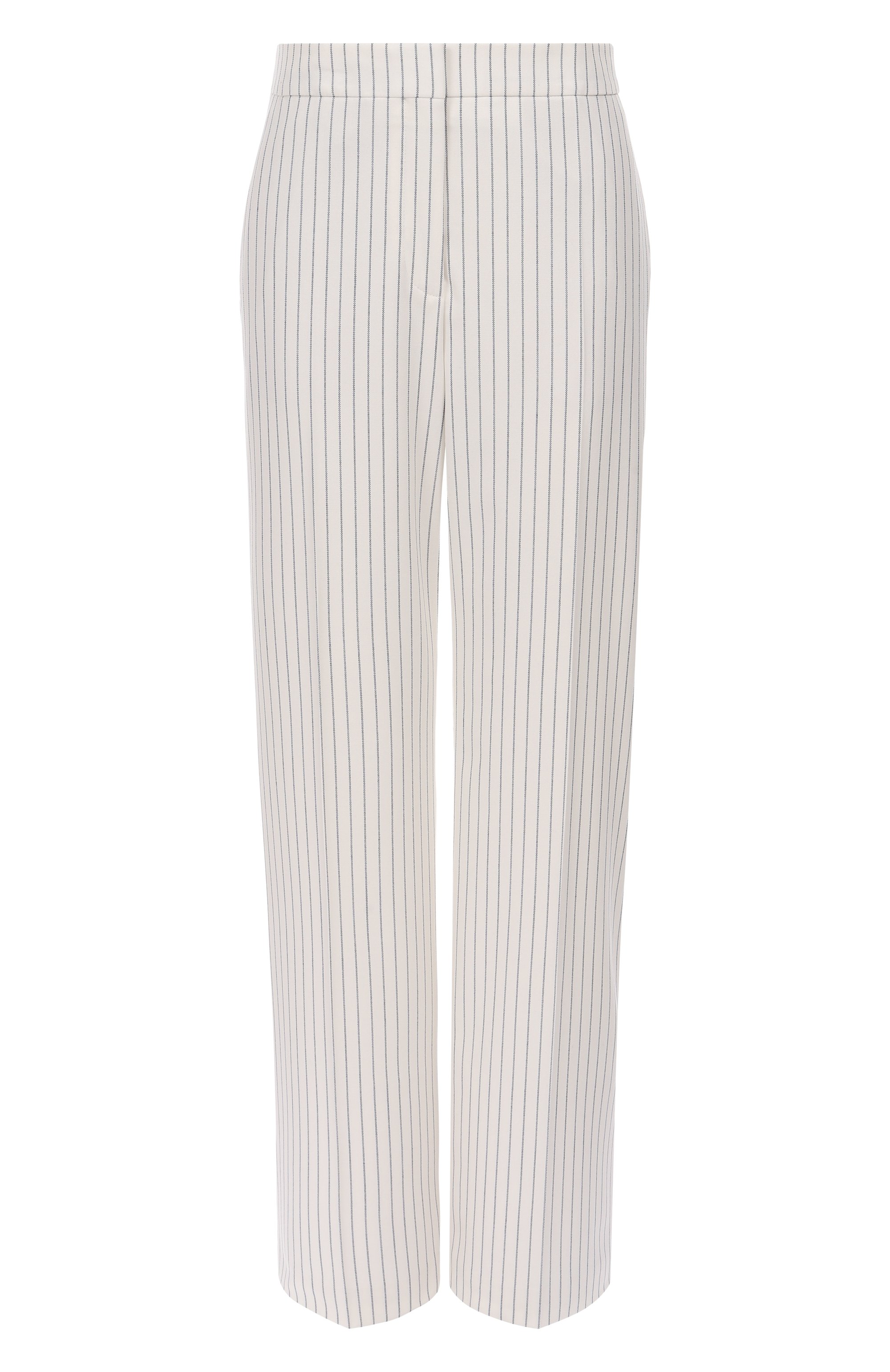 Брюки HUGO белого цвета по цене 26950 руб., арт. 50537612, фото 1 Брюки HUGO, арт. 50537612, фото 1