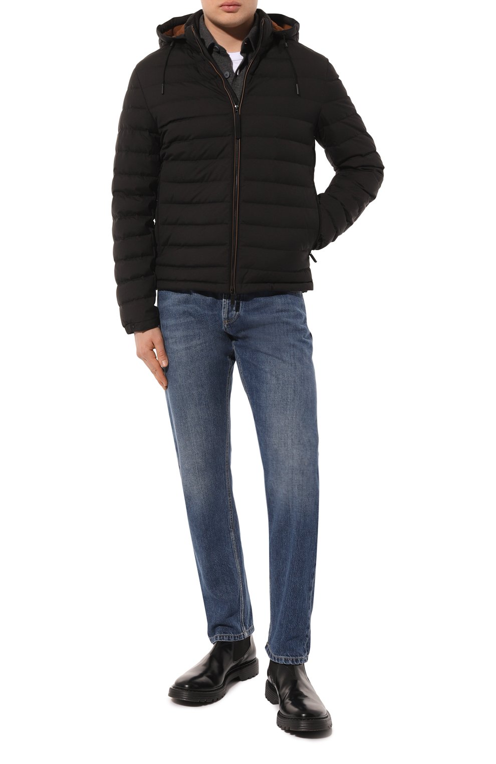 Пуховик из шерсти и шелка ZEGNA, арт. 7209B/E7T25, фото 2