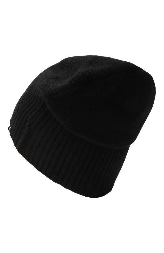 Шапка из шерсти и кашемира Andrea Ya'aqov 25MMAG11B/CASHMERE W00L Чёрный  25MMAG11B/CASHMERE W00L Фото 2