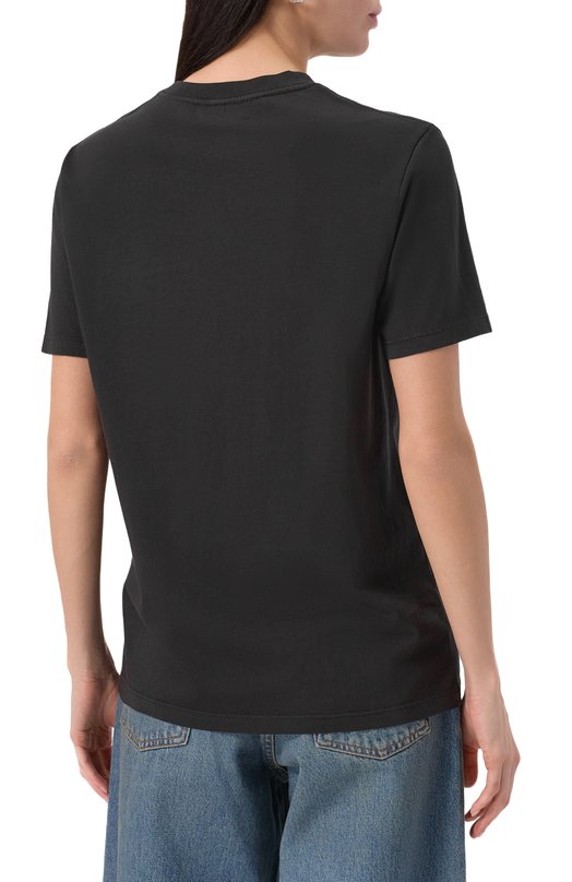 Хлопковая футболка Zadig and Voltaire JWTS02770 Серый  JWTS02770 Фото 4