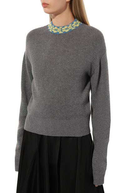 Пуловер из шерсти и кашемира PRADA, арт. P24M1T-10DA-F0L5S-212, фото 3