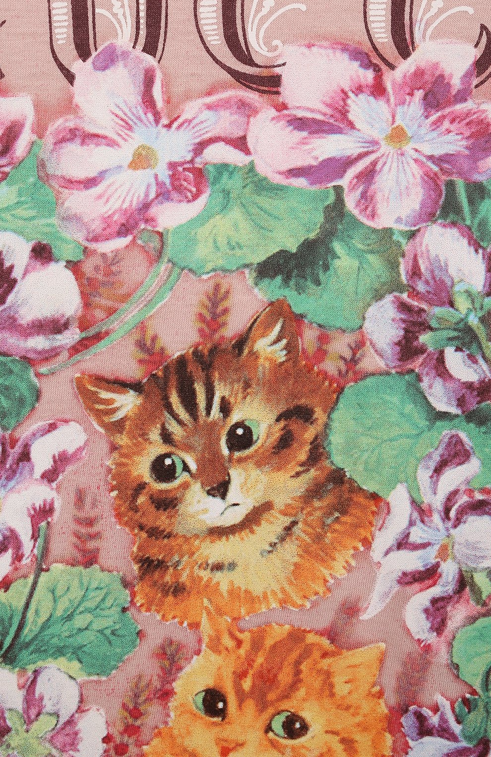 Хлопковая футболка GUCCI, арт. 581019/XJD2K/9-12M, фото 3