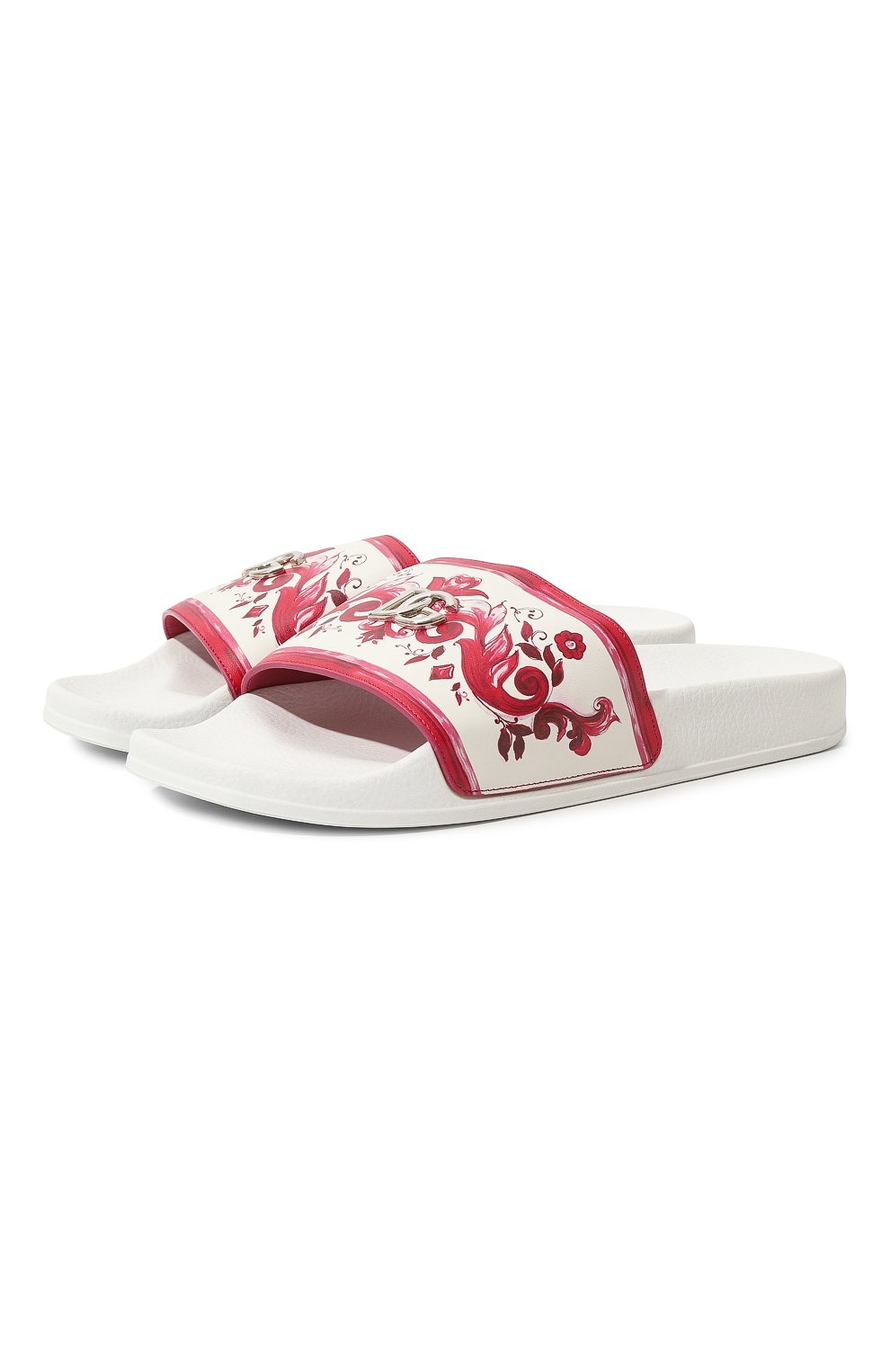 Кожаные шлепанцы DOLCE & GABBANA, арт. D10705/AC113/37-39, фото 1