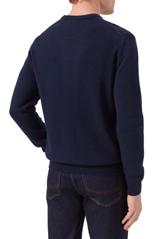 Джемпер из шерсти и вискозы MC2 Saint Barth HER0011-00179I/HER0N C Синий  HER0011-00179I/HER0N C Фото 4