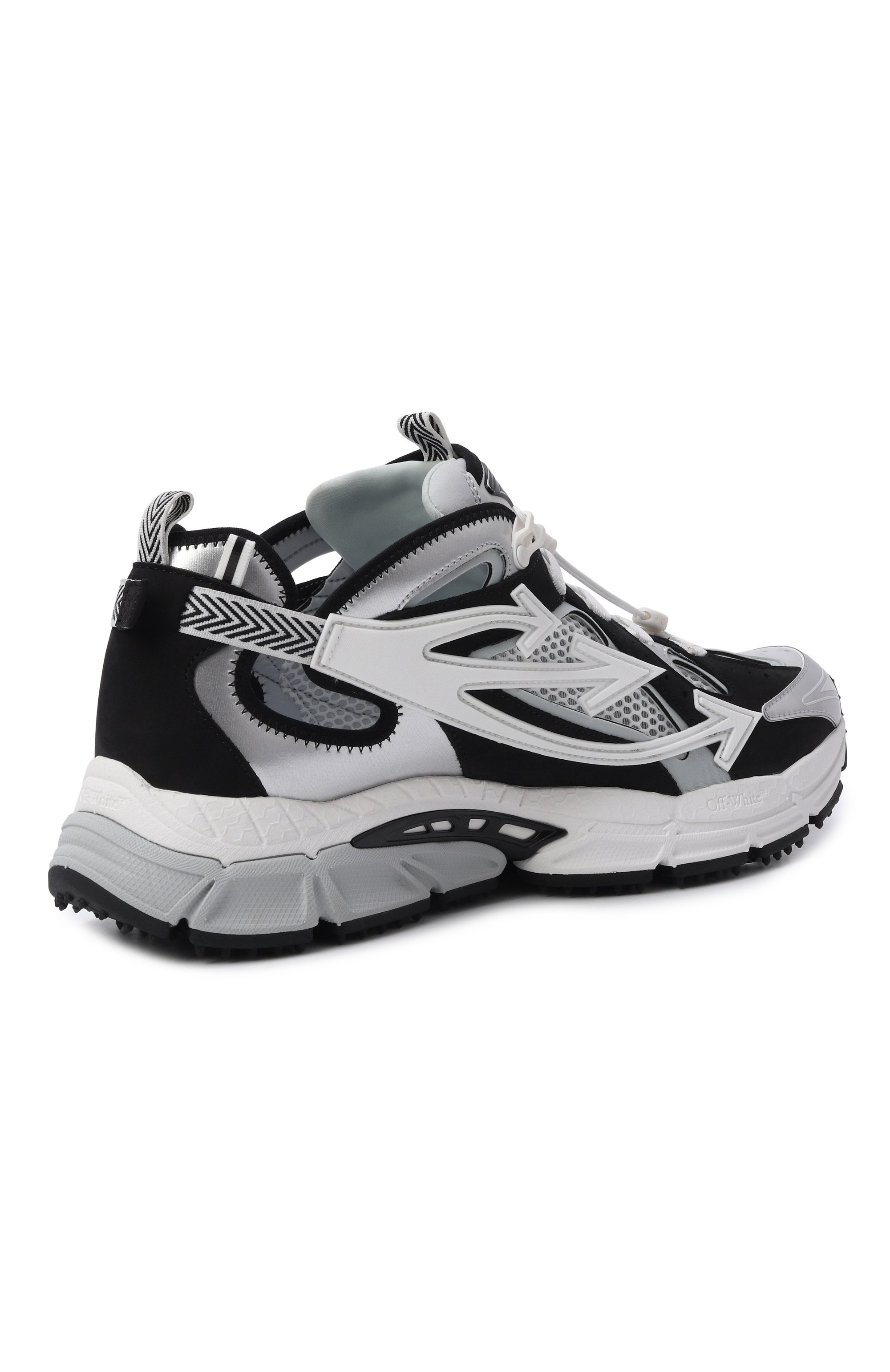 Комбинированные кроссовки be right back OFF-WHITE, арт. 0MIA29SS26FAB001, фото 4