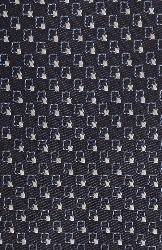 Шелковый галстук Canali 18/HJ04185 Синий  18/HJ04185 Фото 4