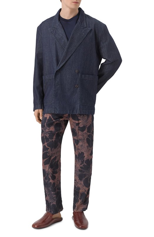 Джинсовый пиджак Dries Van Noten 251-020730-1553 Синий  251-020730-1553 Фото 2