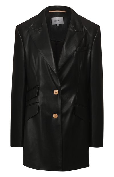 Женский жакет NANUSHKA, арт. CANCUN_BLACK_VEGAN LEATHER
