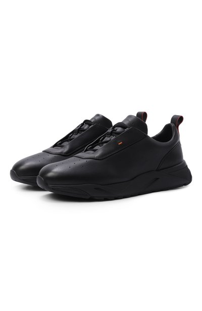 Мужские кожаные кроссовки innova SANTONI, арт. MBIG22027NERTESM