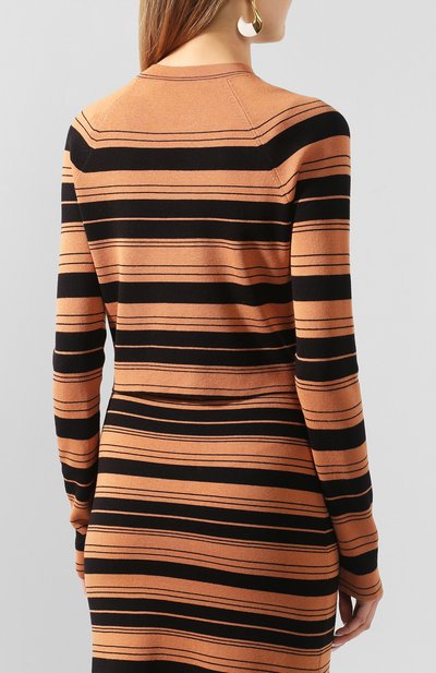 Пуловер из смеси шелка и хлопка PROENZA SCHOULER WHITE LABEL, арт. WL2027391-KS047, фото 4