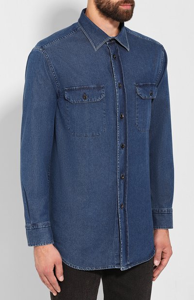 Джинсовая рубашка BRIONI, арт. SCAZ0L/08D30, фото 3