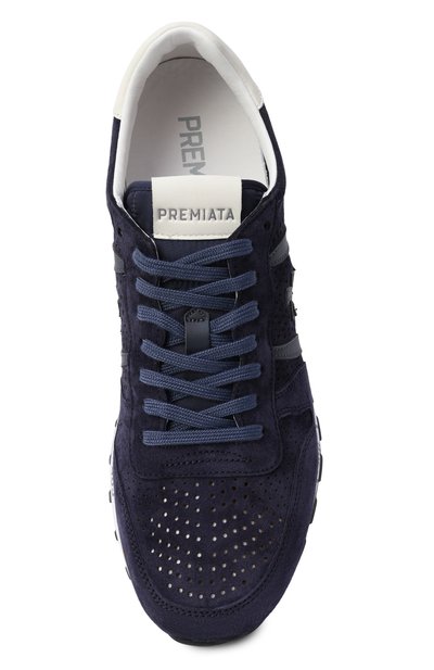 Комбинированные кроссовки eric PREMIATA темно-синего цвета по цене 31200 руб., арт. ERIC/VAR 8233, фото 5 Комбинированные кроссовки eric PREMIATA, арт. ERIC/VAR 8233, фото 5