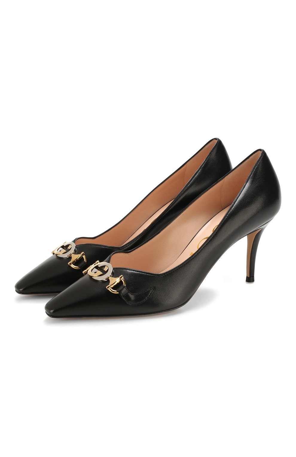 Кожаные туфли gucci zumi GUCCI, арт. 596860/C9D00, фото 1