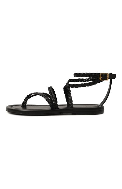 Кожаные сандалии braided GOLDEN GOOSE DELUXE BRAND, арт. GWF00653.F005505, фото 4