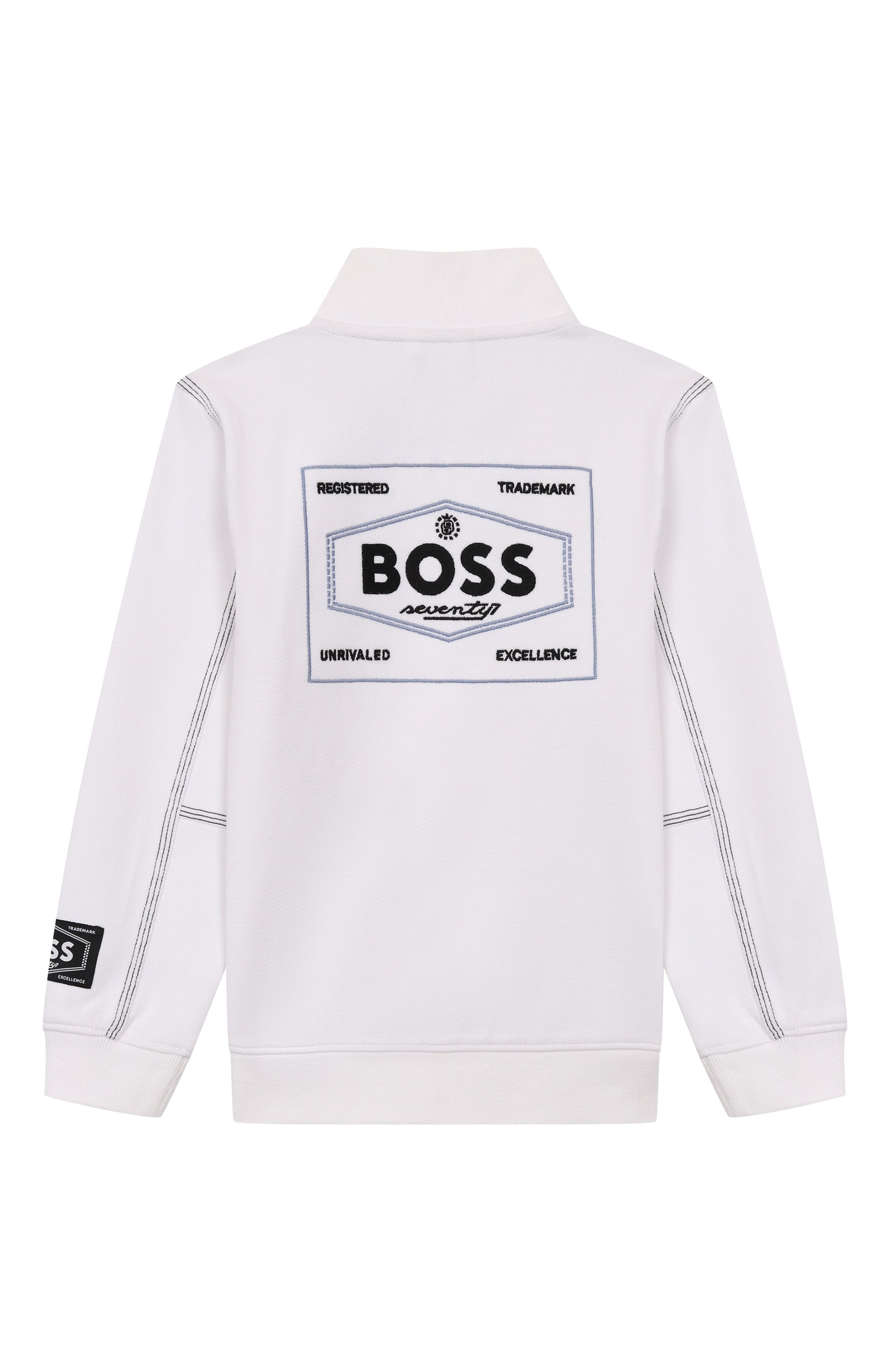 Хлопковый свитшот BOSS, арт. J51202/6A-12A, фото 2