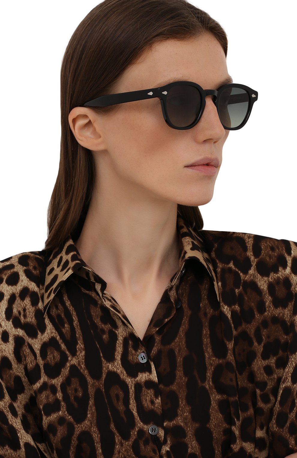 Солнцезащитные очки MOSCOT черного цвета по цене 39950 руб., арт. LEMT0SH BASE 2 SUN 0200-TA, фото 2 Солнцезащитные очки MOSCOT, арт. LEMT0SH BASE 2 SUN 0200-TA, фото 2