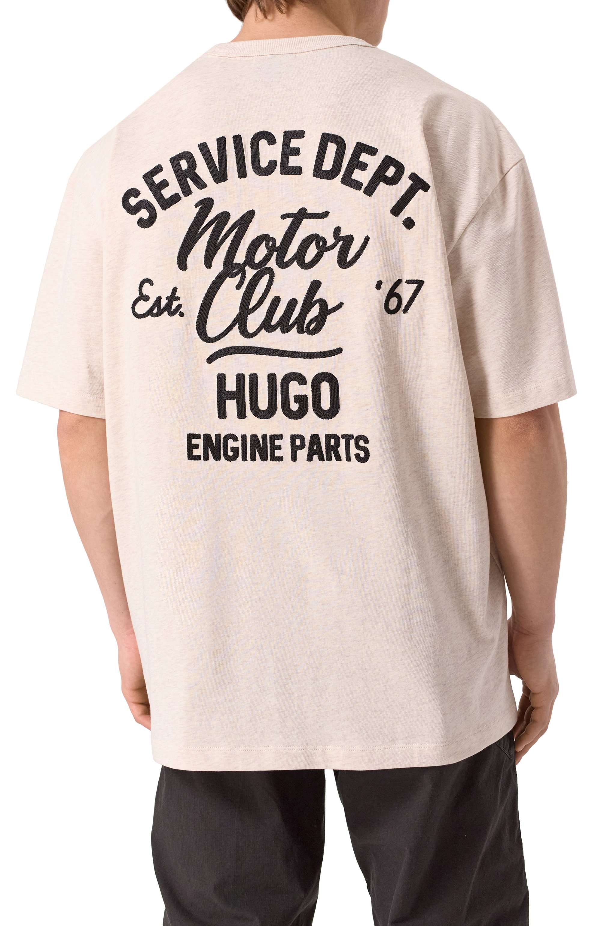 Хлопковая футболка HUGO BLUE, арт. 50534754, фото 4