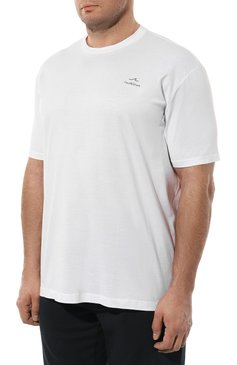 Мужская хлопковая футболка PAUL&SHARK белого цвета, арт. 24411087/3XL | Фото 3 (Материал сплава: Проставлено; Материал внешний: Хлопок; Длина (для топов): Удлиненные; Рукава: Короткие; Драгоценные камни: Проставлено; Принт: Без принта; Стили: Кэжуэл; Кросс-КТ: Джерси; Мужское Кросс-КТ: Футболка-одежда)