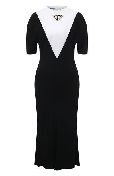 Женское платье из вискозы PRADA, арт. P3G18-1ZXA-F0967-212