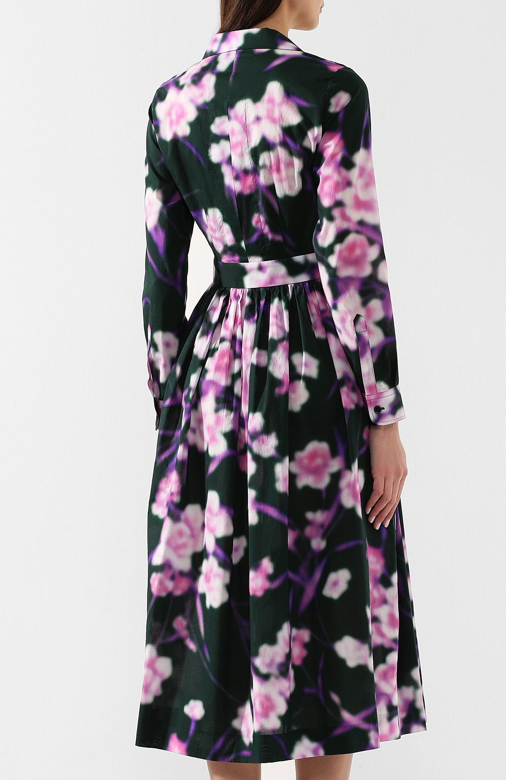 Хлопковое платье DRIES VAN NOTEN, арт. 191-11071-7100, фото 4