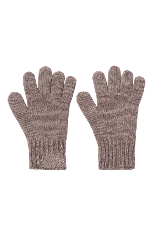 Перчатки из шерсти и хлопка Maison Margiela S50TS0050/M13156 Бежевый  S50TS0050/M13156 Фото 3