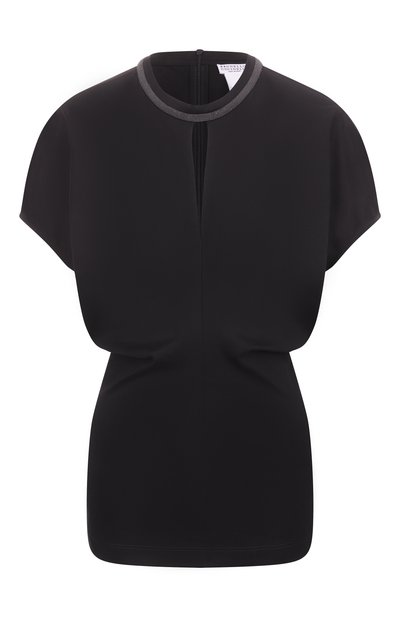 Женский хлопковый топ BRUNELLO CUCINELLI, арт. M0T81HB400