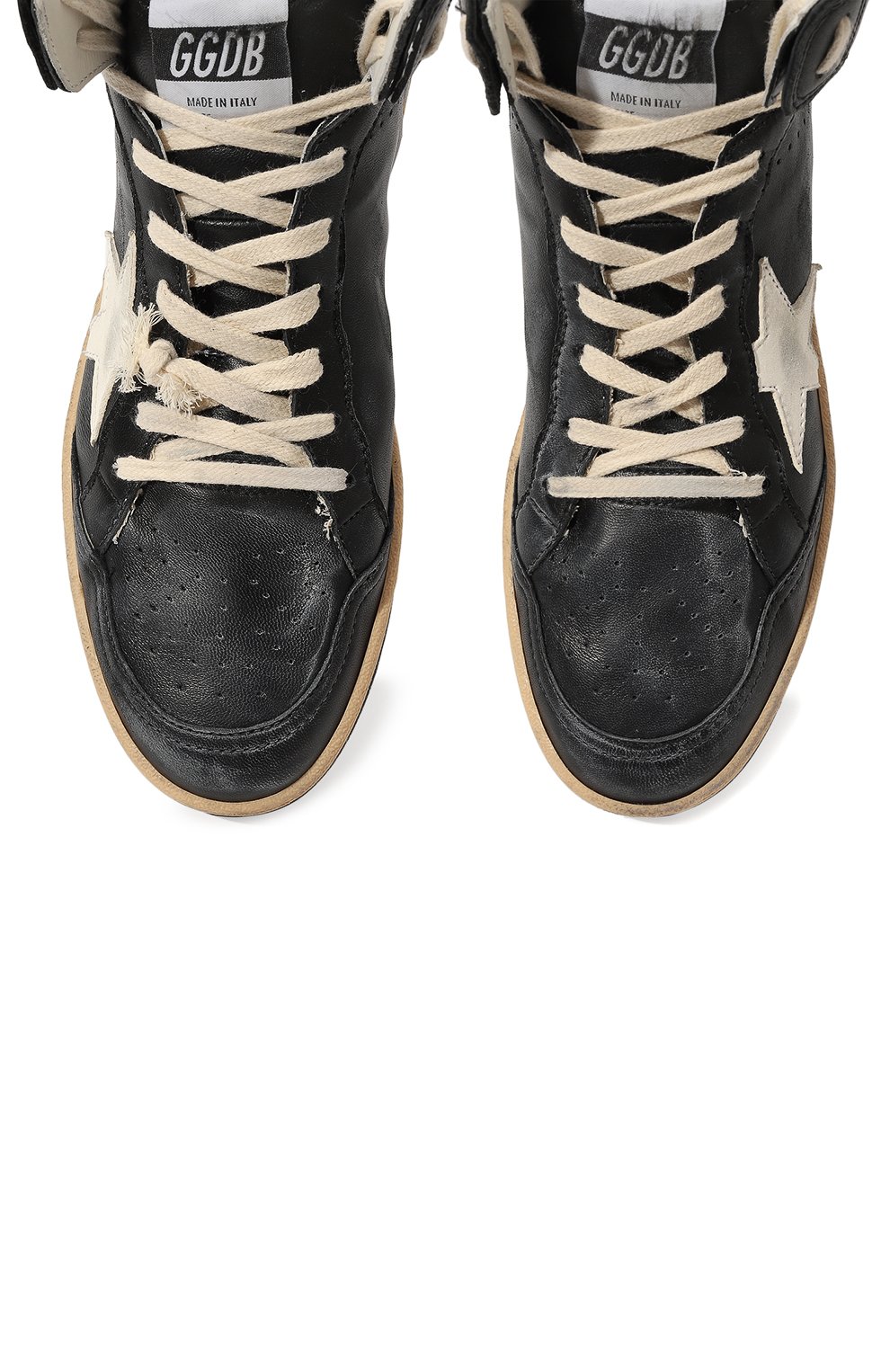 Кожаные кеды sky-sta GOLDEN GOOSE DELUXE BRAND, арт. GWF00230.F002944, фото 6