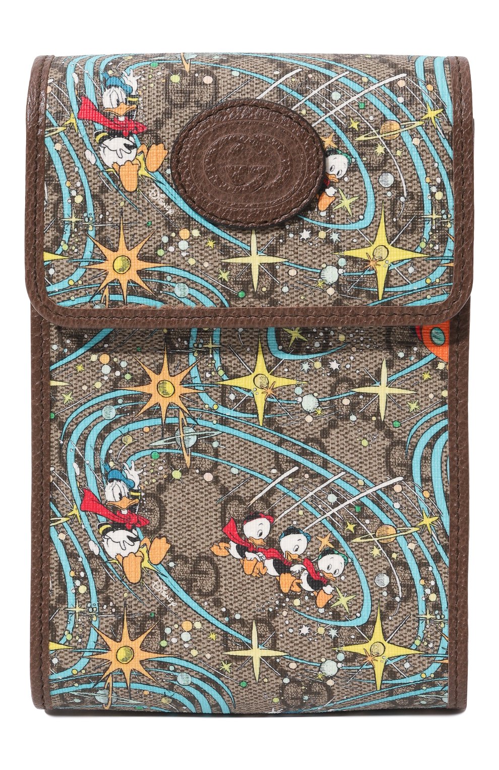 Чехол для телефона disney x gucci GUCCI коричневого цвета по цене 103680 руб., арт. 647927 2N9AT, фото 1 Чехол для телефона disney x gucci GUCCI, арт. 647927 2N9AT, фото 1