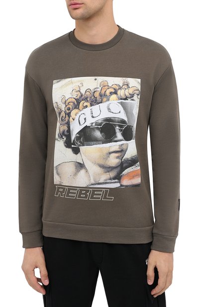 Хлопковый свитшот DIEGO VENTURINO, арт. FW20-DV FLG IRP, фото 3