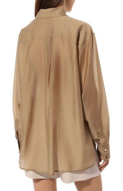 Рубашка FLASHIN темно-бежевого цвета по цене 26700 руб., арт. FS24SBB, фото 4 Рубашка FLASHIN, арт. FS24SBB, фото 4