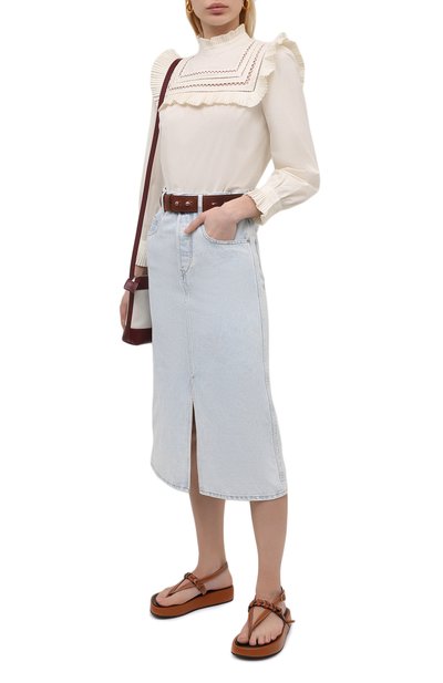 Джинсовая юбка ISABEL MARANT ETOILE, арт. JU1245-21P019E/LAURINA, фото 2