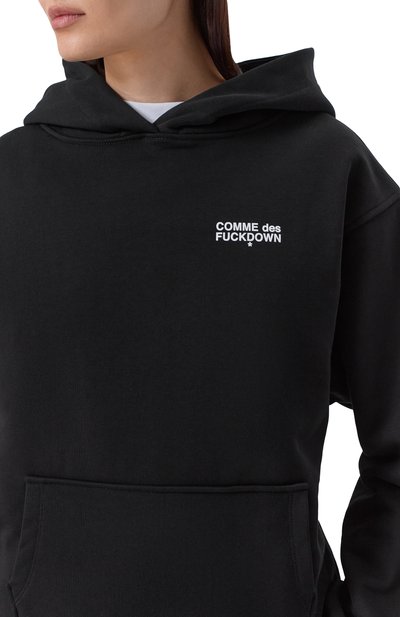 Хлопковое худи COMME DES FUCKDOWN, арт. CFABW01550, фото 5
