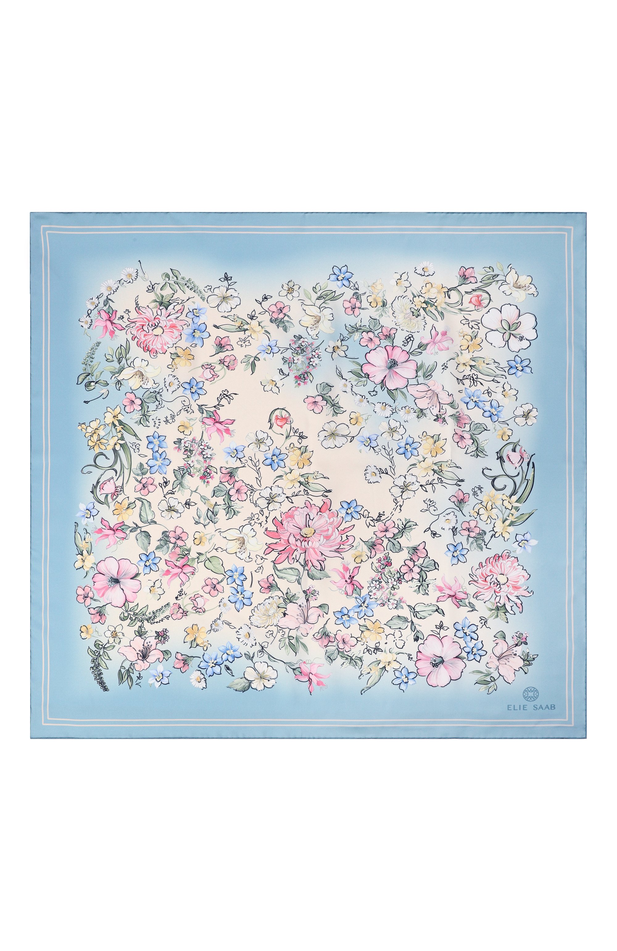 Шелковый платок ELIE SAAB, арт. 710010371, фото 4