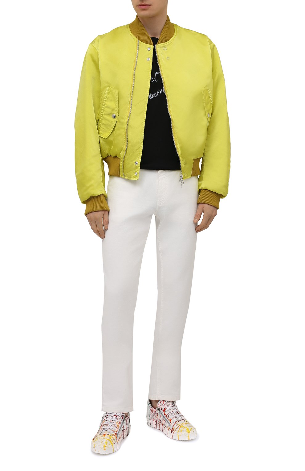 Кожаные кеды frankie GIUSEPPE ZANOTTI DESIGN разноцветного цвета по цене 79850 руб., арт. RM10020/001, фото 2 Кожаные кеды frankie GIUSEPPE ZANOTTI DESIGN, арт. RM10020/001, фото 2