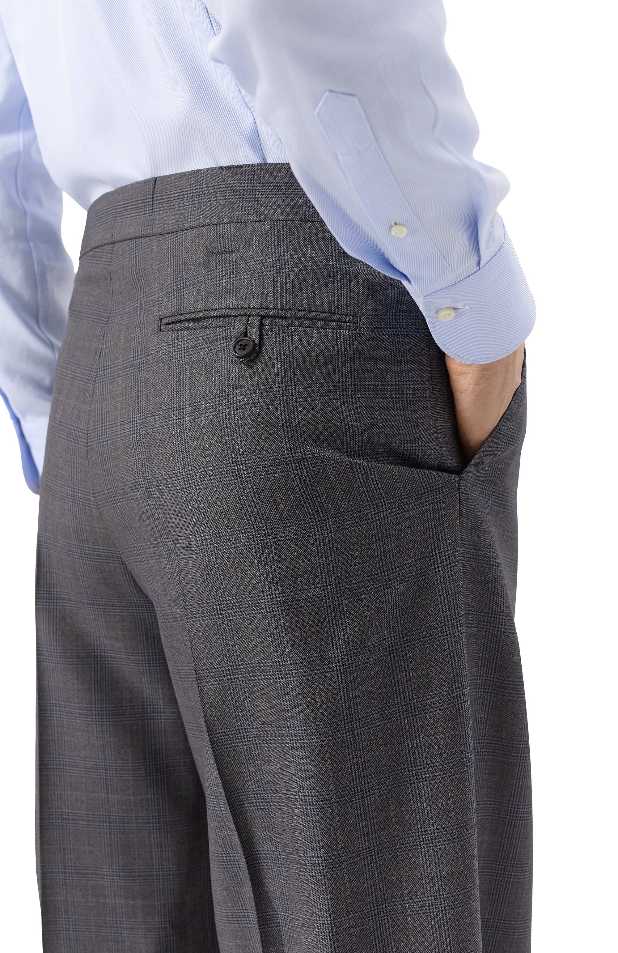 Шерстяные брюки PRADA, арт. SPH176-10EA-F0480-221, фото 5