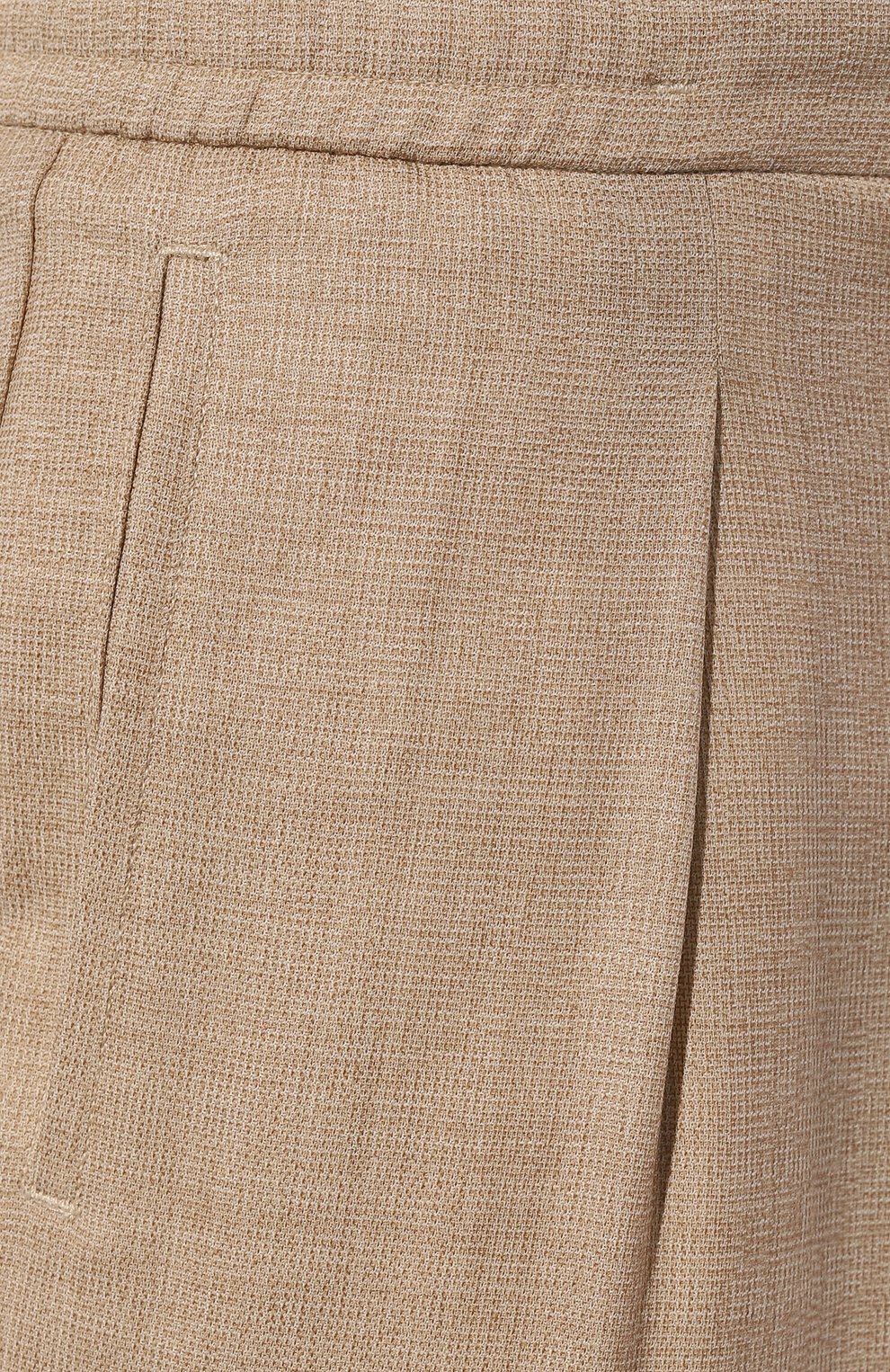 Шерстяные брюки MARCO PESCAROLO бежевого цвета по цене 59600 руб., арт. CHIAIA/4718, фото 5 Шерстяные брюки MARCO PESCAROLO, арт. CHIAIA/4718, фото 5